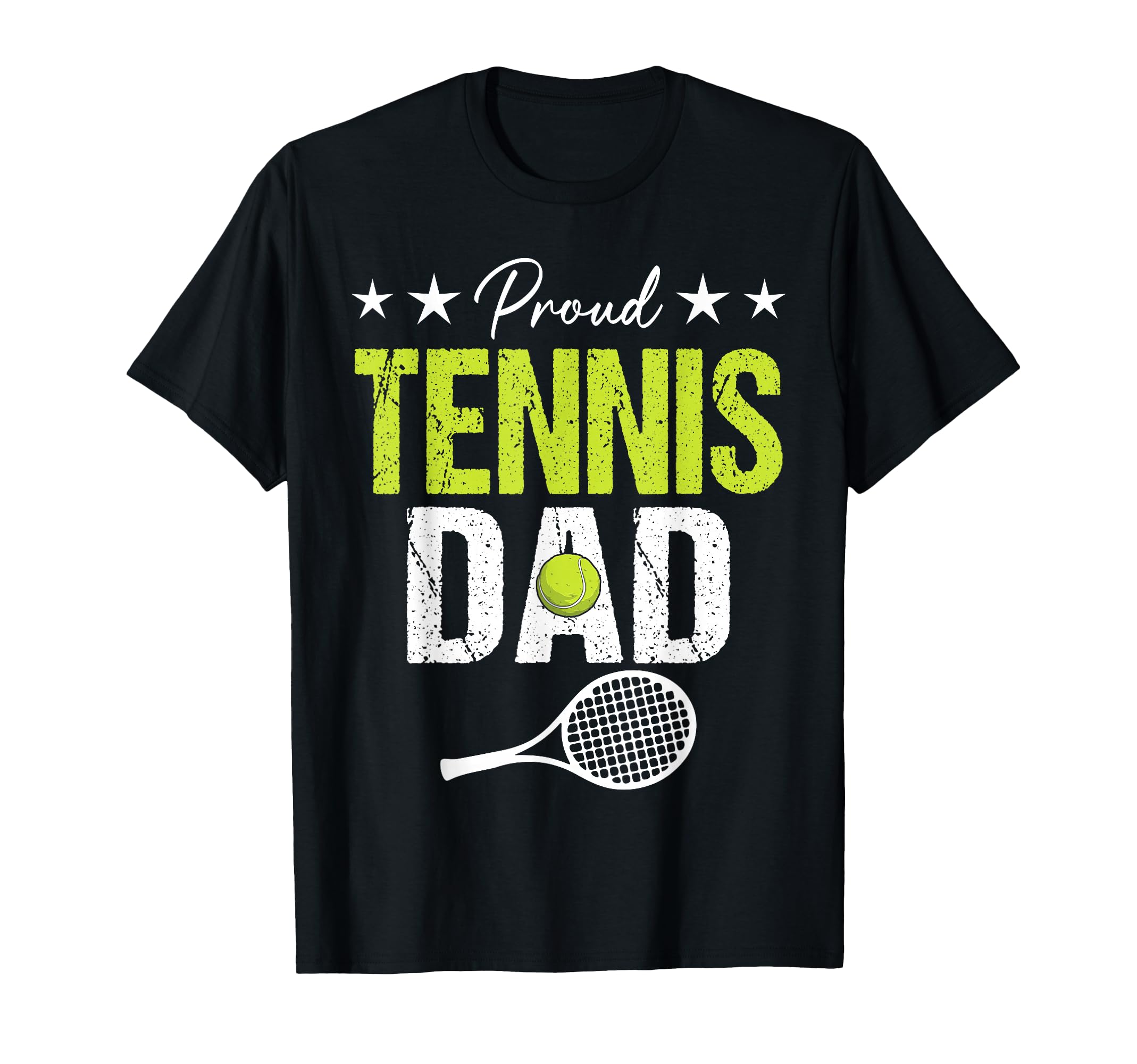 Proud Tennis Dad Game Day Sports Parent T-Shirt - Graphic Print Unisex - T-Shirt, Sweatshirt, Hoodie