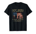 My Son Has Your Back Marine Dad T-Shirt - Casual Everyday Wear for Adults - T-Shirt, Sweatshirt, Hoodie