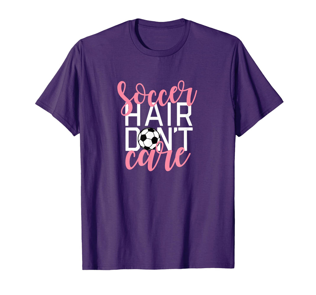 Soccer Hair Dont Care Star Soccer T-Shirt - Custom Art Print Men Women - T-Shirt, Sweatshirt, Hoodie
