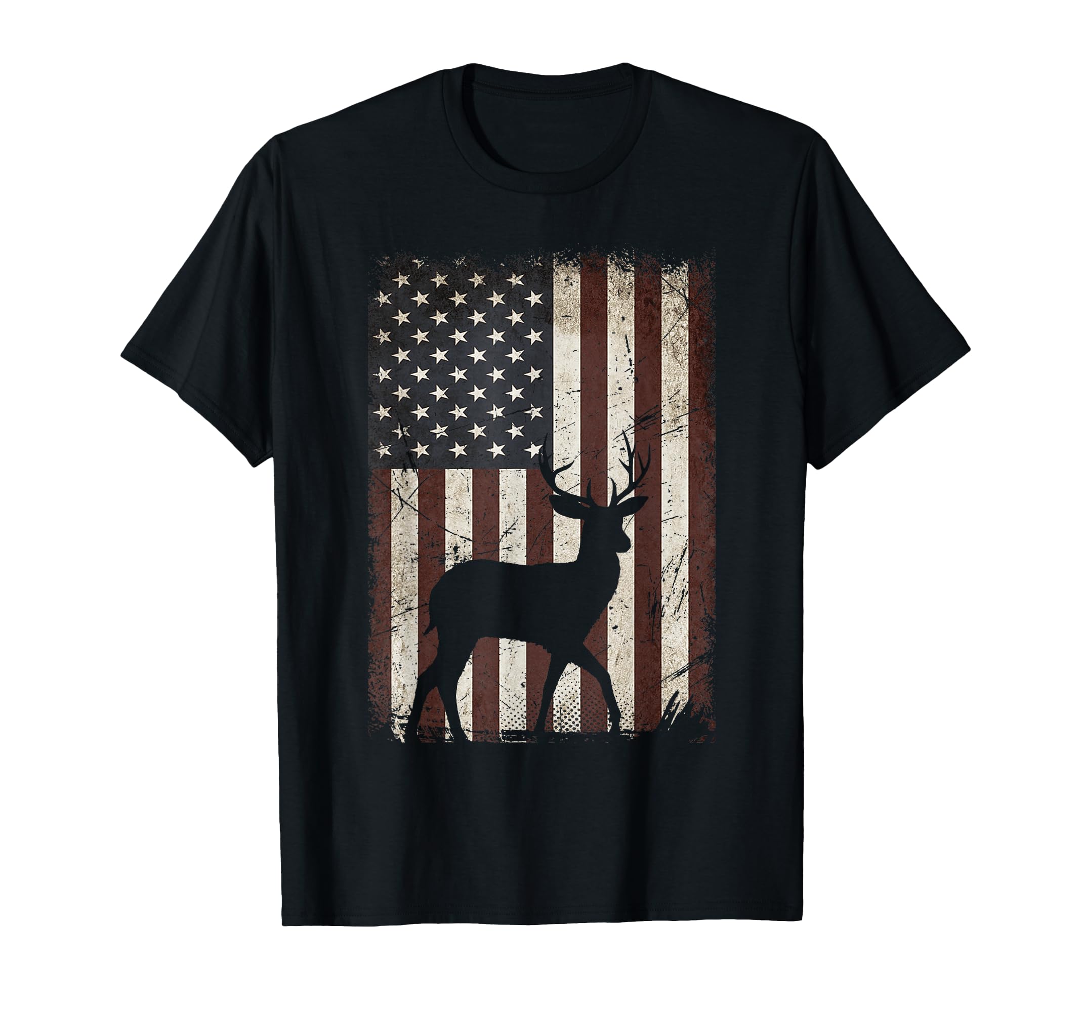 Deer Hunting American Camouflage T-Shirt - Unique Graphic for Adults - T-Shirt, Sweatshirt, Hoodie