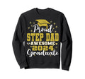 Super Proud Step Dad 2024 Graduate Sweatshirt - Novelty Apparel for Adults - T-Shirt, Sweatshirt, Hoodie