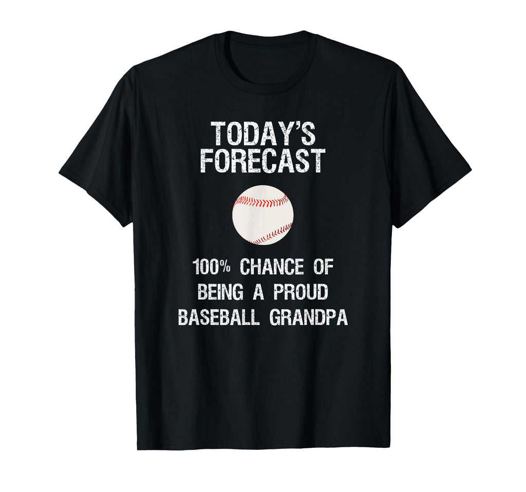 Baseball Grandpa Funny Proud T-Shirt - Minimalist Print for Adults - T-Shirt, Sweatshirt, Hoodie