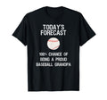 Baseball Grandpa Funny Proud T-Shirt - Minimalist Print for Adults - T-Shirt, Sweatshirt, Hoodie