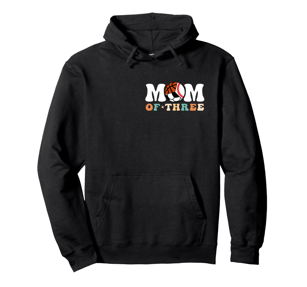 My Baseball Soccer Basketball Mom Hoodie - Casual Everyday Wear Men Women - T-Shirt, Sweatshirt, Hoodie
