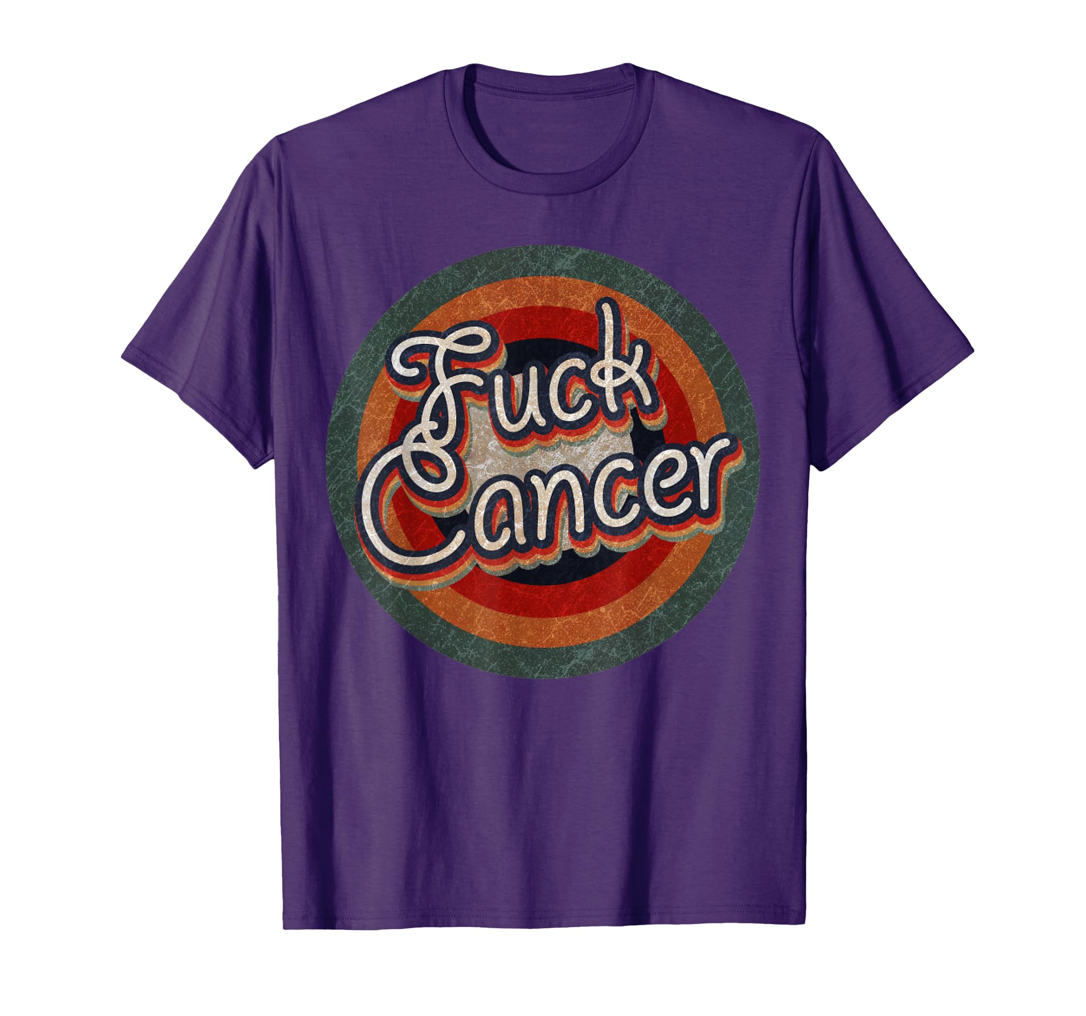 Color Typography Faded Fuck Cancer T-Shirt - Streetwear Style Unisex - T-Shirt, Sweatshirt, Hoodie