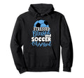 Stressed Blessed Soccer Obsessed Funny Hoodie - Graphic Print for Adults - T-Shirt, Sweatshirt, Hoodie