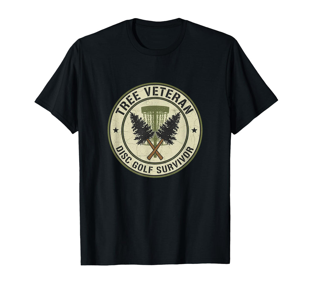 Funny Disc Golf Survivor Tree Magnet T-Shirt - Custom Art Print Unisex - T-Shirt, Sweatshirt, Hoodie
