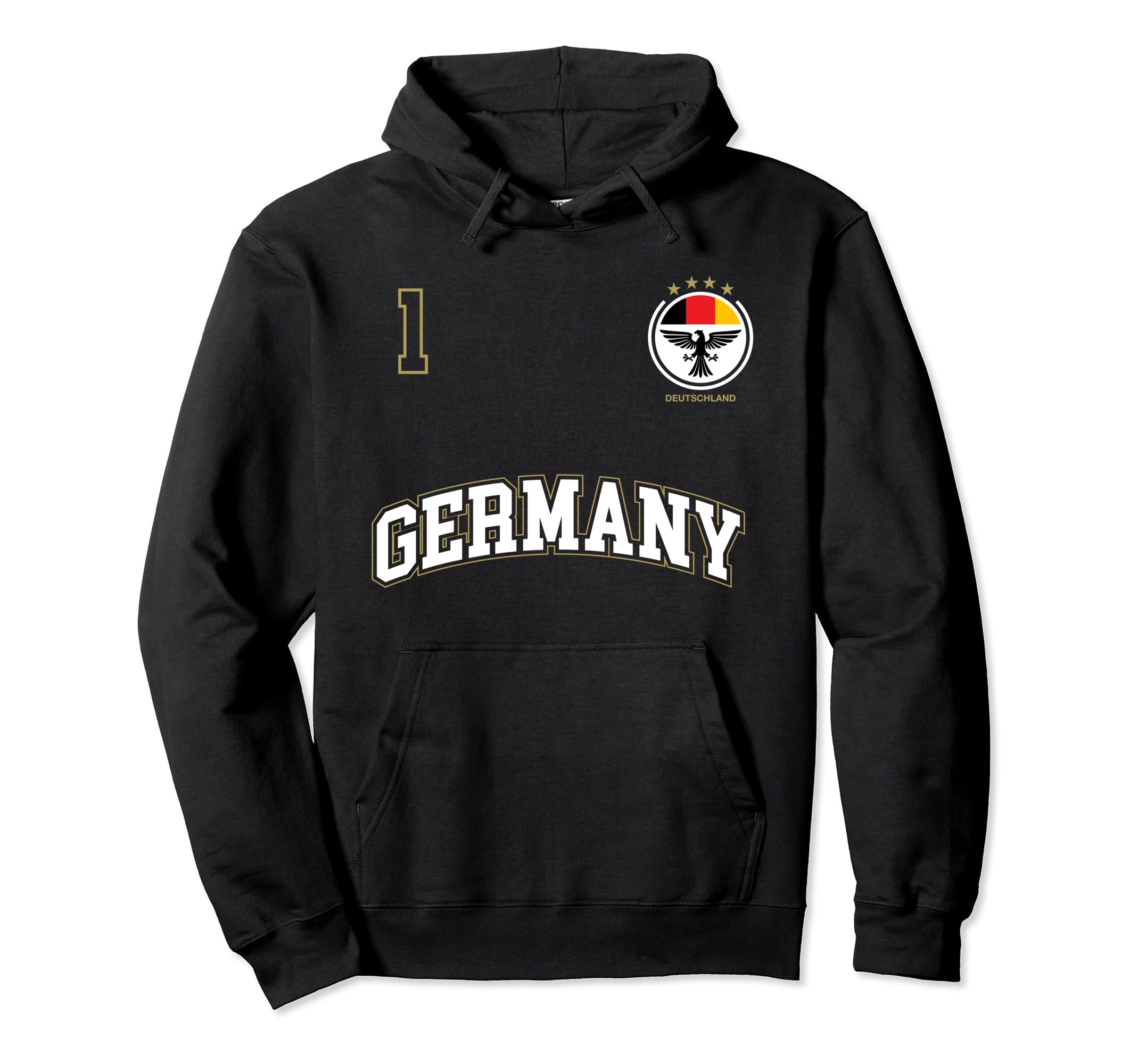 Germany Soccer No 1 Sports Team German Hoodie - Novelty Apparel Men Women - T-Shirt, Sweatshirt, Hoodie