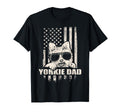 Yorkie Dad Proud American T-Shirt - Custom Art Print Unisex - T-Shirt, Sweatshirt, Hoodie