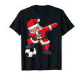 Dabbing Santa Claus Dab Soccer Player Gift T-Shirt - Trendy Graphic Unisex - T-Shirt, Sweatshirt, Hoodie