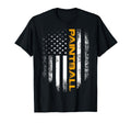 Paintball American Flag Sports Gift T-Shirt - Custom Art Print Unisex - T-Shirt, Sweatshirt, Hoodie
