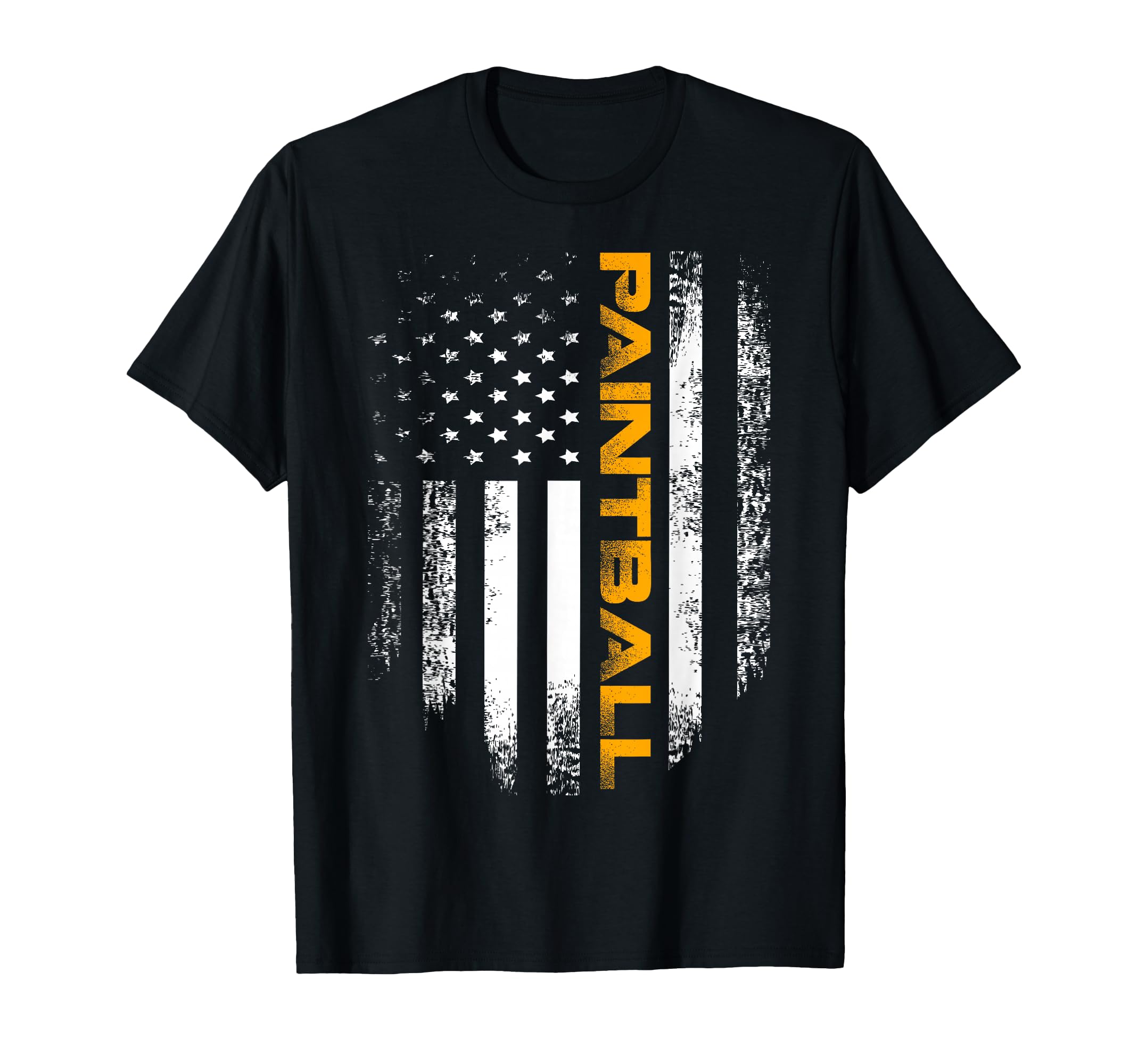Paintball American Flag Sports Gift T-Shirt - Custom Art Print Unisex - T-Shirt, Sweatshirt, Hoodie