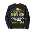 Proud Bonus Mom Two 2026 Sweatshirt - Fun Novelty Design Men Women - T-Shirt, Sweatshirt, Hoodie