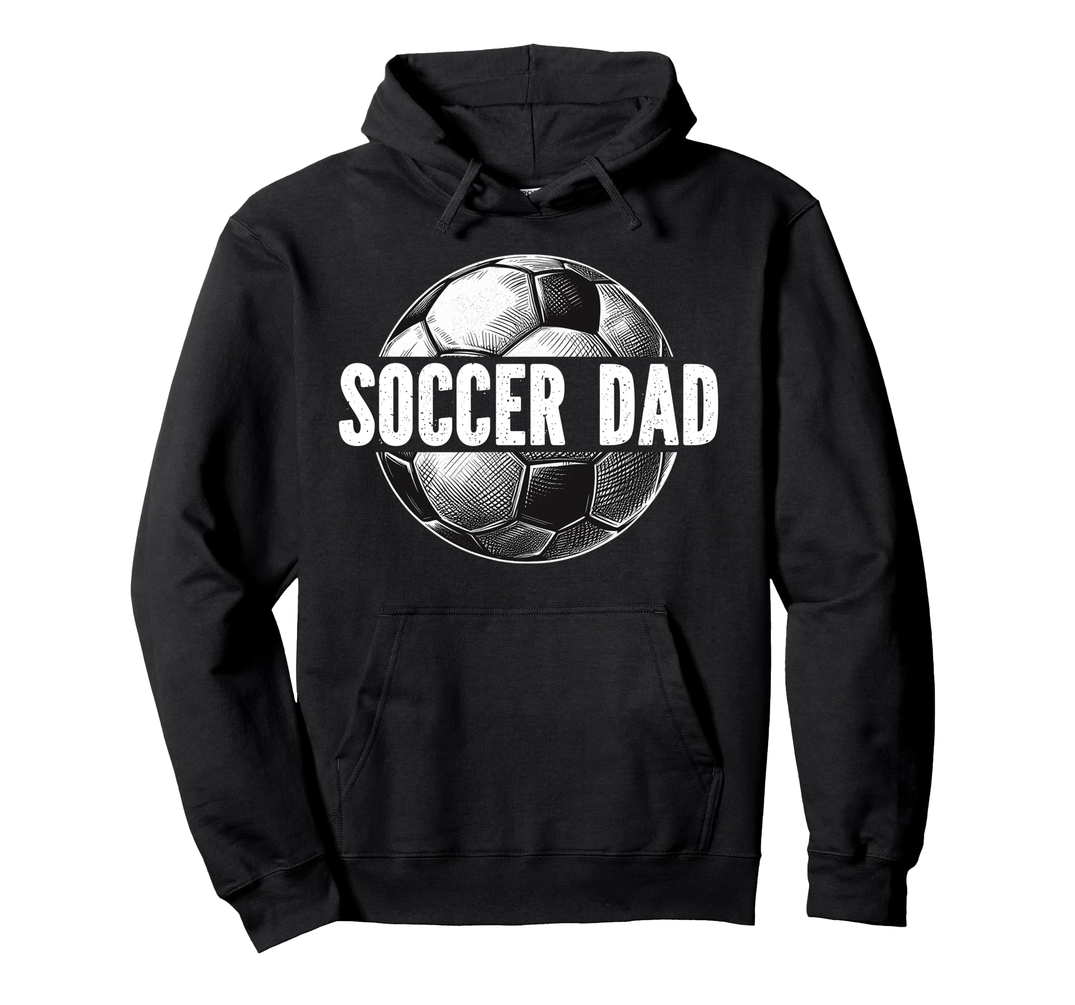 Soccer Dad Fatherhood Papa Soccer Hoodie - Novelty Apparel Men Women - T-Shirt, Sweatshirt, Hoodie
