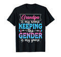 Gender Reveal Keeper Gender Grandpa T-Shirt - Minimalist Print Men Women - T-Shirt, Sweatshirt, Hoodie