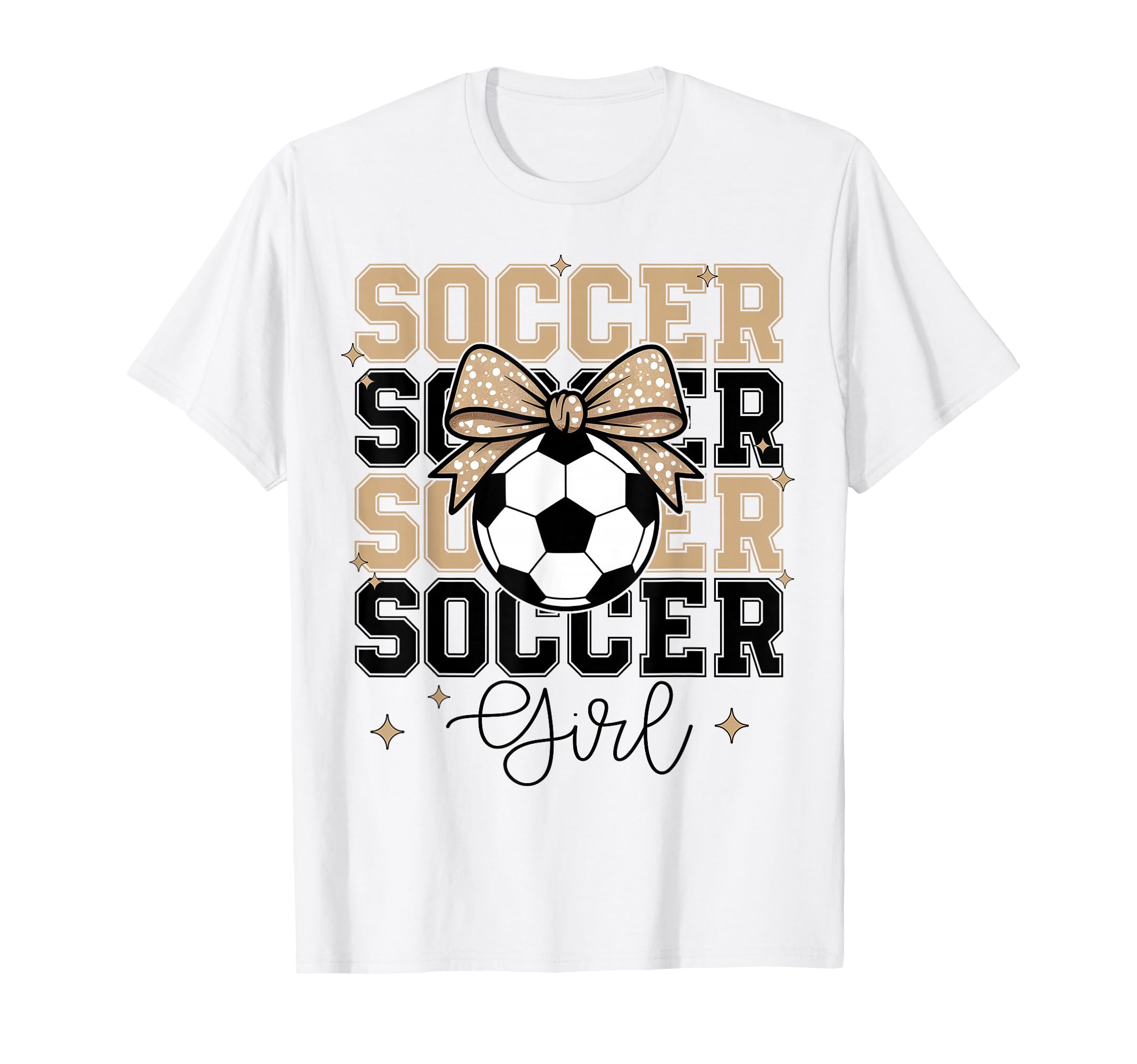 Groovy Soccer Coquette Bow Soccer Sports T-Shirt - Streetwear Style Unisex - T-Shirt, Sweatshirt, Hoodie