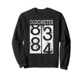 Oldometer Funny 84Th Birthday Sweatshirt - Unique Graphic Men Women - T-Shirt, Sweatshirt, Hoodie