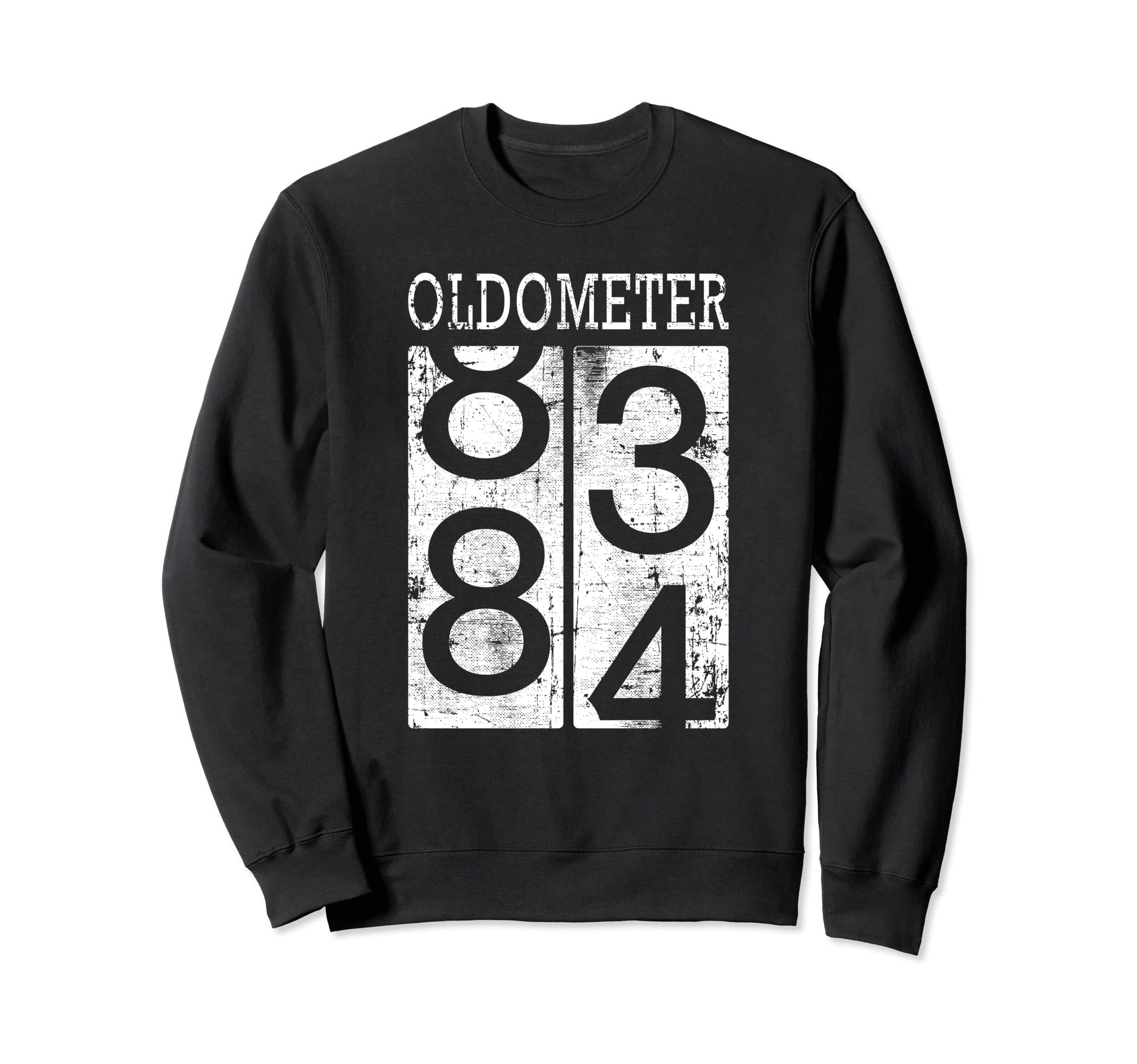Oldometer Funny 84Th Birthday Sweatshirt - Unique Graphic Men Women - T-Shirt, Sweatshirt, Hoodie