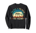 Pops Myth Legend Fathers Day Bear Sweatshirt - Trendy Graphic Men Women - T-Shirt, Sweatshirt, Hoodie