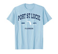 Port St Lucie Florida Fl Throwback Navy T-Shirt - Graphic Print Men Women - T-Shirt, Sweatshirt, Hoodie