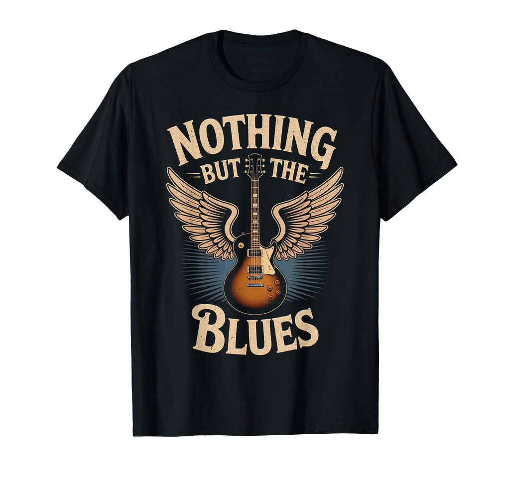 Guitarist Musician Blues Guitar Blues T-Shirt - Graphic Print for Adults - T-Shirt, Sweatshirt, Hoodie