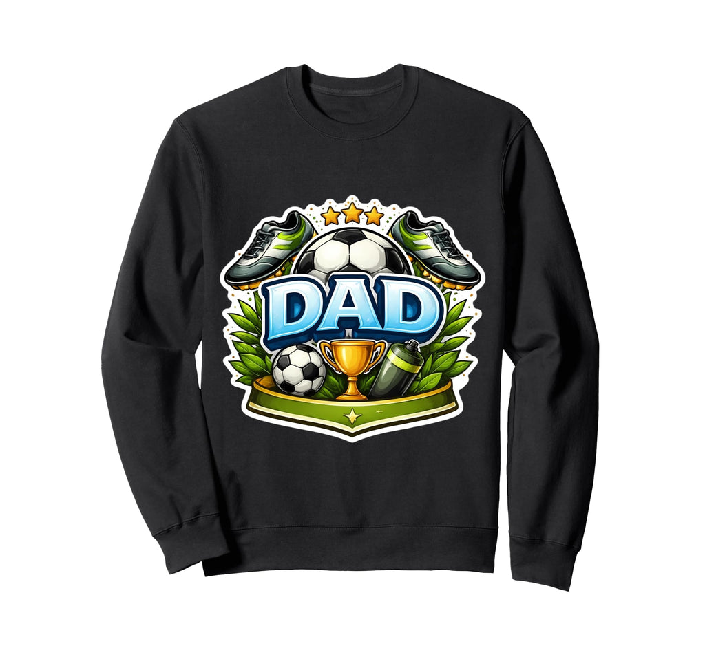 Soccer Dad Fathers Day Football Sweatshirt - Aesthetic Graphic Men Women - T-Shirt, Sweatshirt, Hoodie