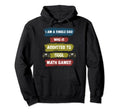 I Am Single Dad Who Is Addicted To Math Hoodie - Minimalist Print Unisex - T-Shirt, Sweatshirt, Hoodie