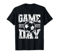 Game Day Sports Soccer Mom Dad T-Shirt - Aesthetic Graphic Men Women - T-Shirt, Sweatshirt, Hoodie
