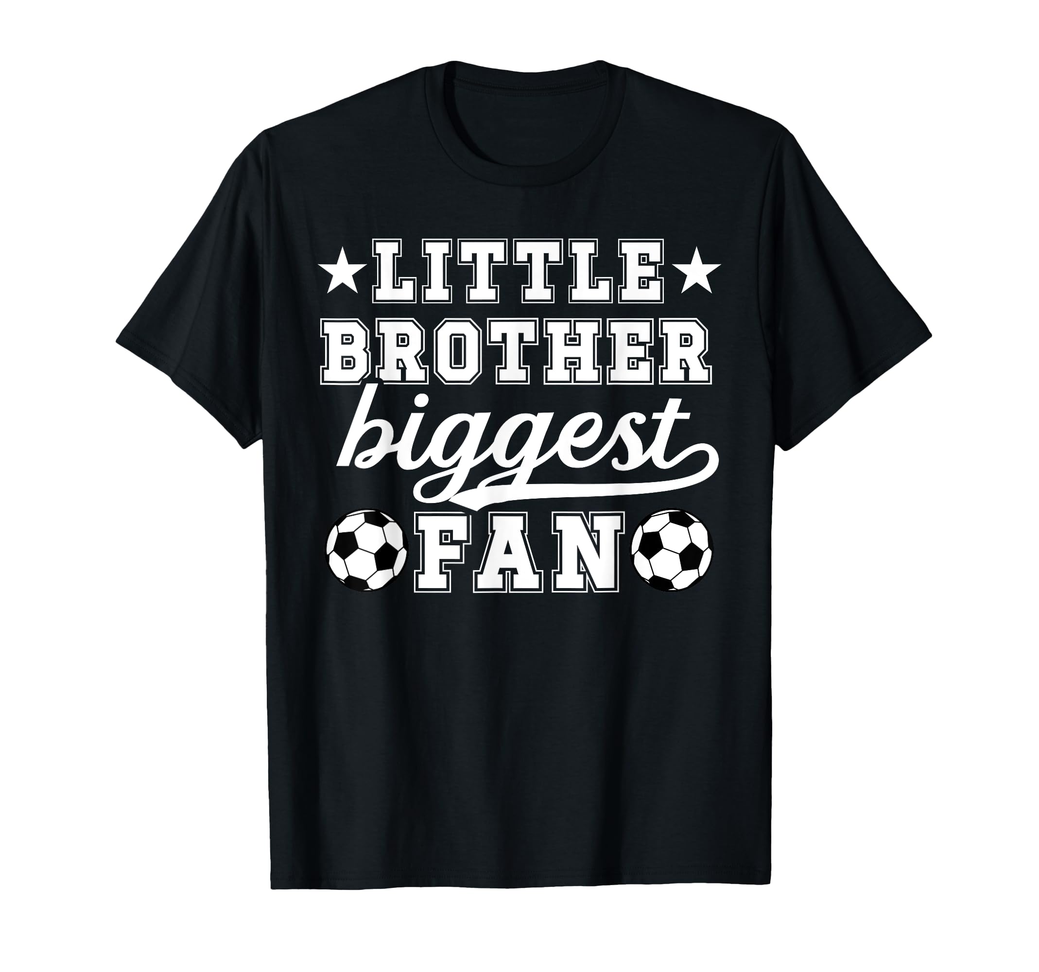 Little Brother Soccer Brother Soccer T-Shirt - Custom Art Print for Adults - T-Shirt, Sweatshirt, Hoodie