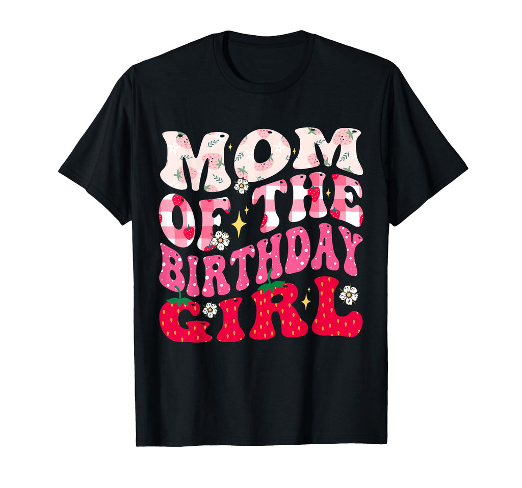 Mom Dad Birthday Daughter Strawberry T-Shirt - Minimalist Print Men Women - T-Shirt, Sweatshirt, Hoodie