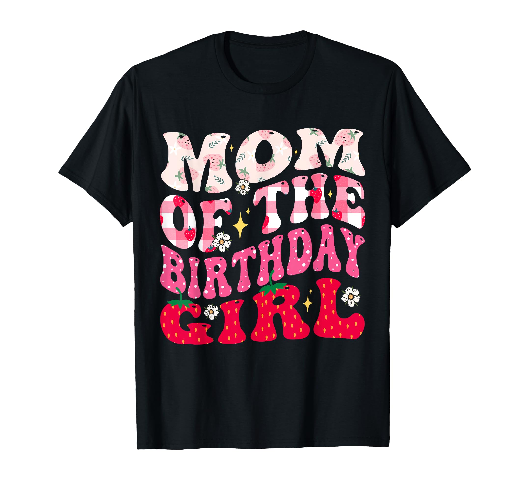Mom Dad Birthday Daughter Strawberry T-Shirt - Minimalist Print Men Women - T-Shirt, Sweatshirt, Hoodie