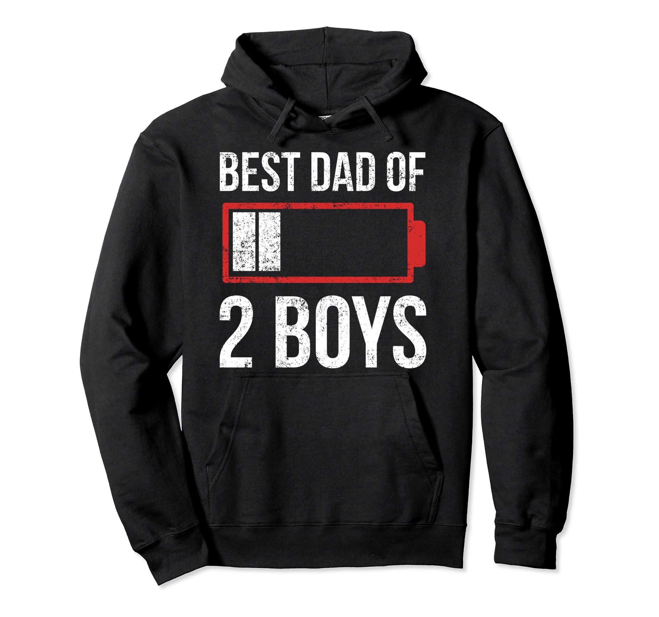 Best Dad Daddy Father Papa 2 Twins Hoodie - Trendy Graphic Unisex - T-Shirt, Sweatshirt, Hoodie