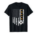 Soccer Coach American Flag Funny T-Shirt - Casual Everyday Wear for Adults - T-Shirt, Sweatshirt, Hoodie