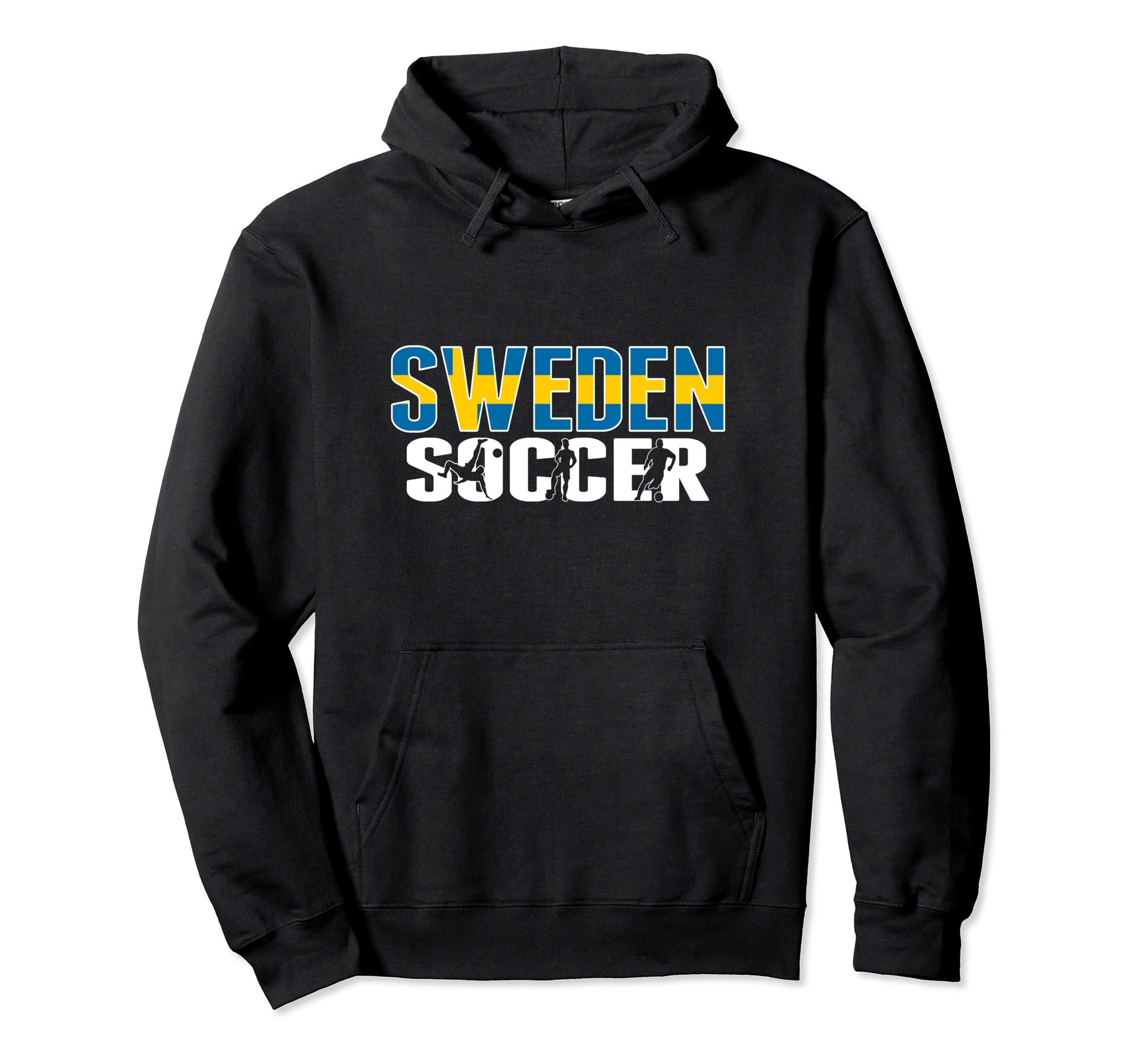 Sweden Soccer Fans Jersey Proud Swedish Hoodie - Trendy Graphic for Adults - T-Shirt, Sweatshirt, Hoodie