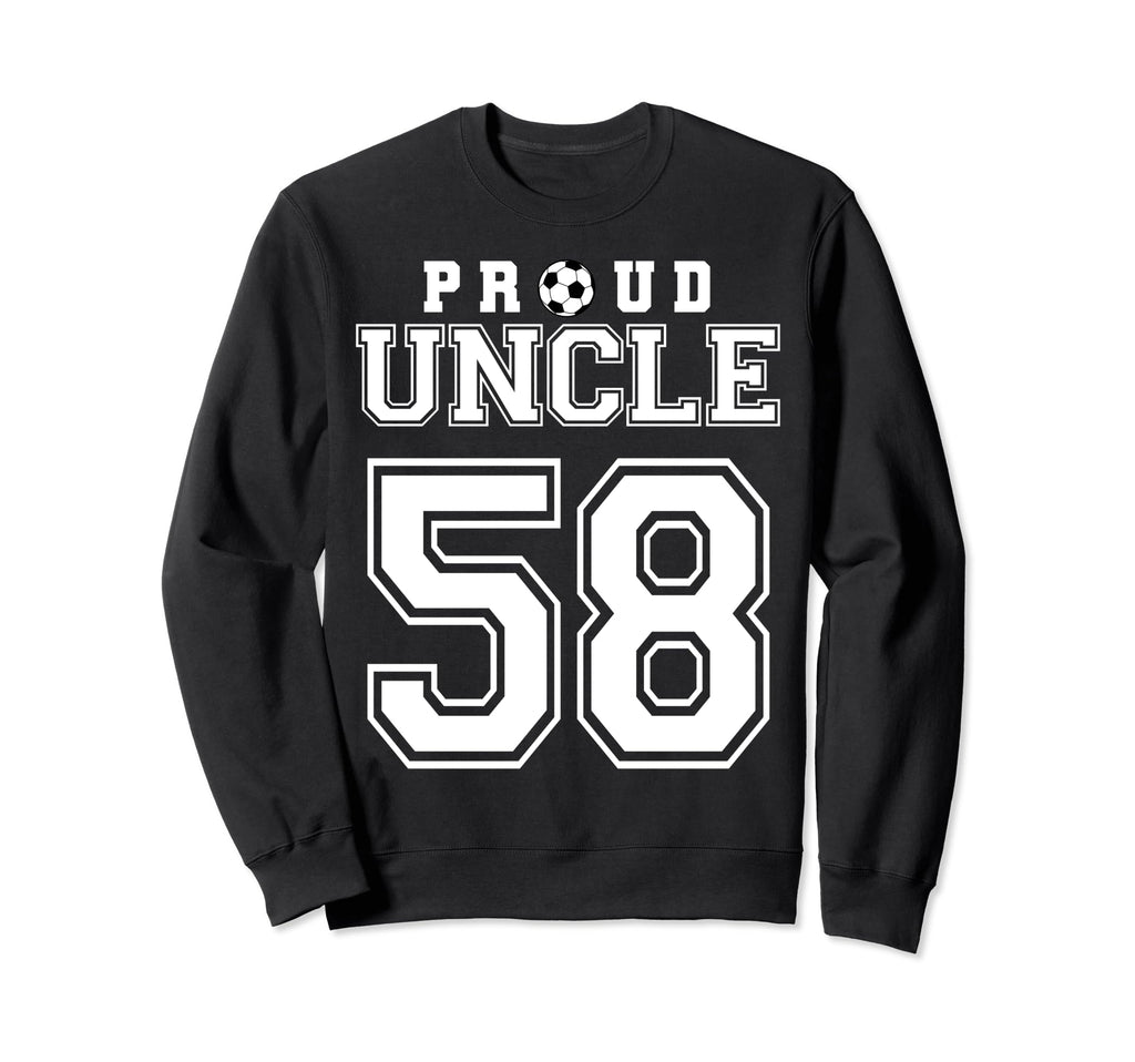 Number 58 Custom Proud Soccer Futbol Sweatshirt - Aesthetic Graphic Unisex - T-Shirt, Sweatshirt, Hoodie