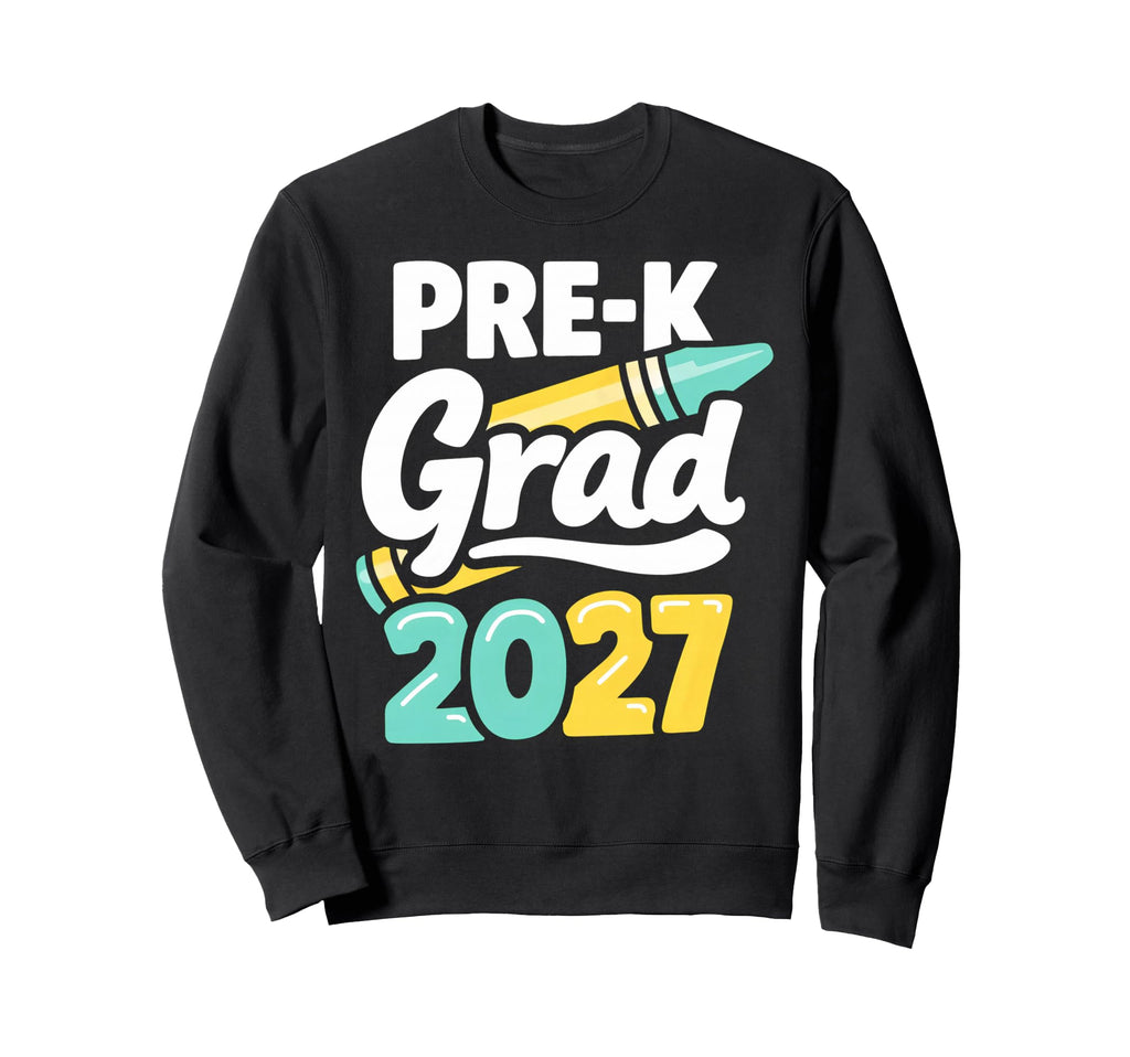 Prek Grad 2027 Graduation School Sweatshirt - Custom Art Print Unisex - T-Shirt, Sweatshirt, Hoodie