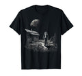 Astronaut Moon Nature Artwork T-Shirt - Custom Art Print for Adults - T-Shirt, Sweatshirt, Hoodie