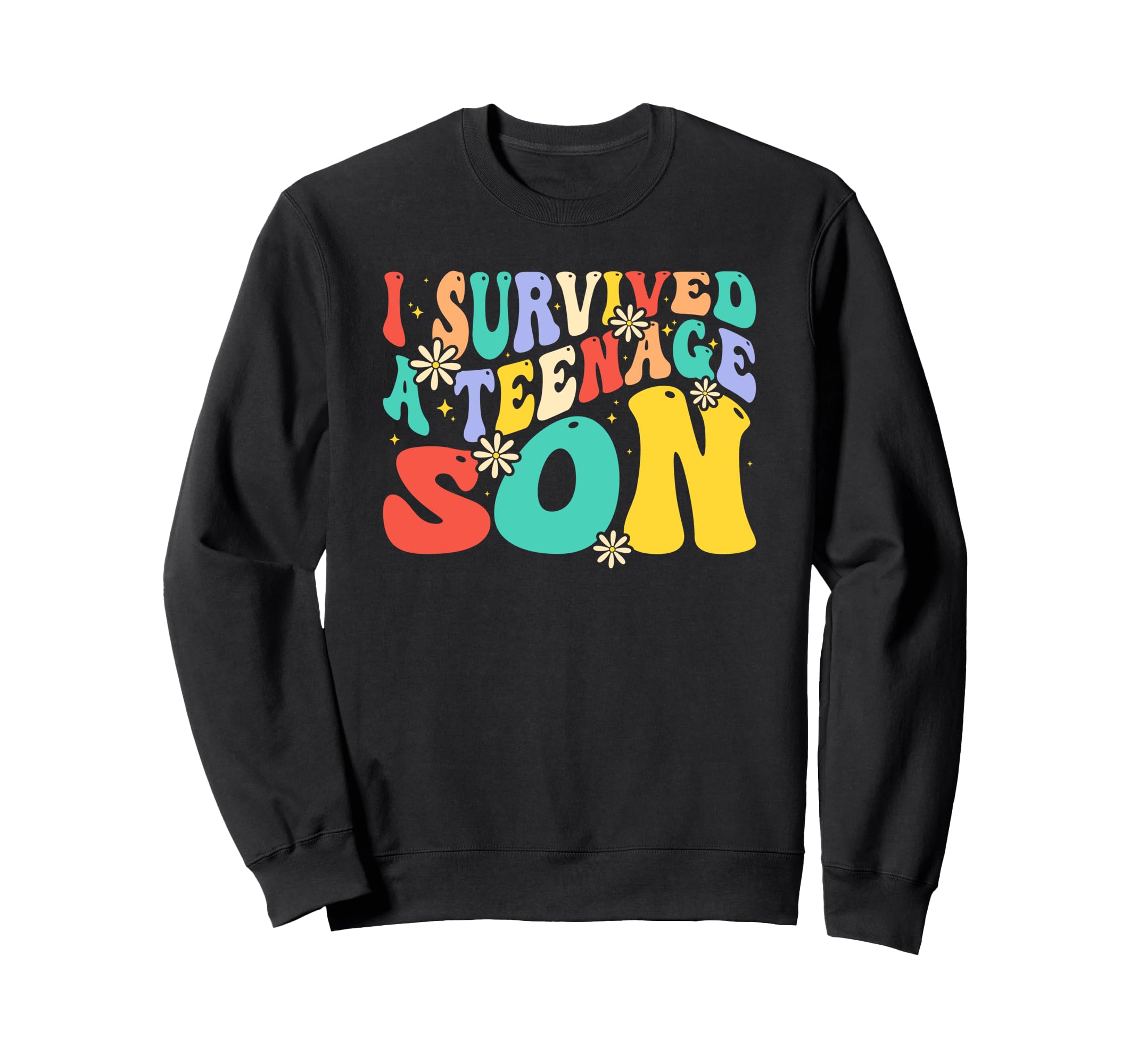 I Survived Teenage Son Parenting Mom Sweatshirt - Streetwear Style Unisex - T-Shirt, Sweatshirt, Hoodie