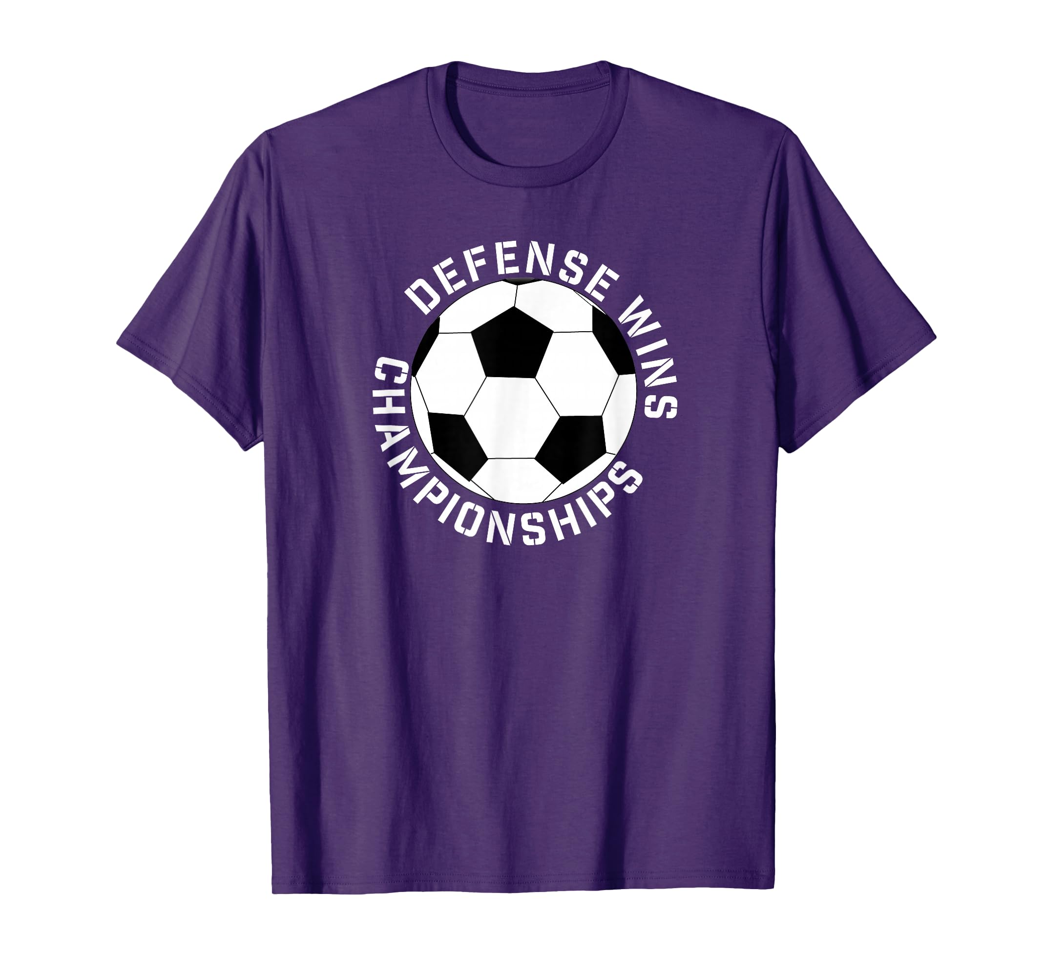 Soccer Defense Wins Championships Elite T-Shirt - Novelty Apparel Unisex - T-Shirt, Sweatshirt, Hoodie