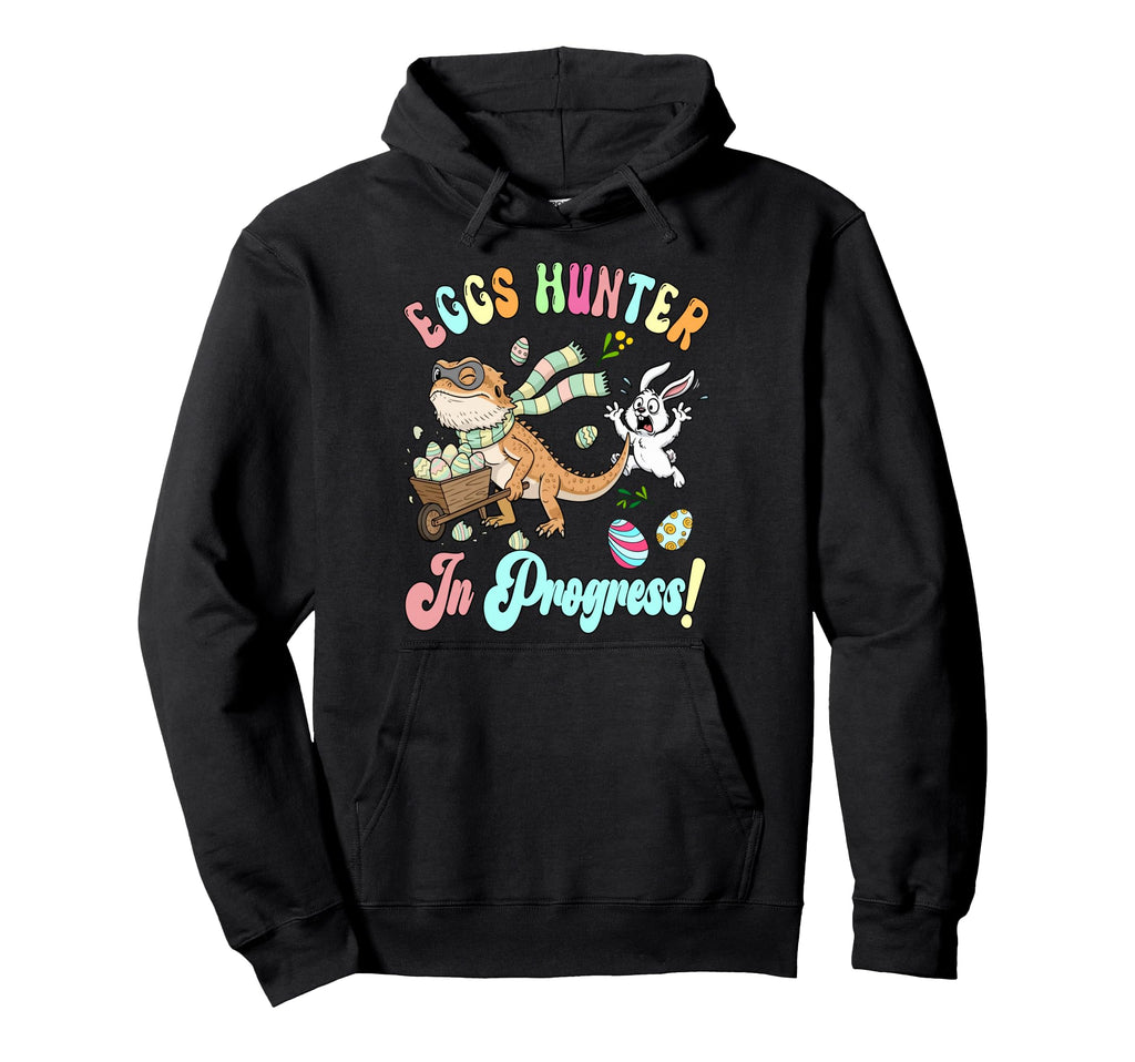 Hunter Progress Funny Easter Bearded Hoodie - Aesthetic Graphic Unisex - T-Shirt, Sweatshirt, Hoodie