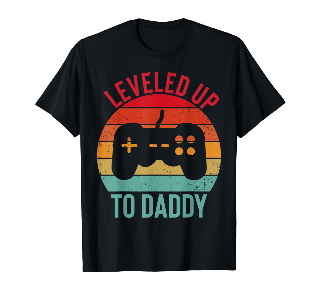 Leveled Up To Daddy Player 2 Has Entered T-Shirt - Minimalist Print Unisex - T-Shirt, Sweatshirt, Hoodie