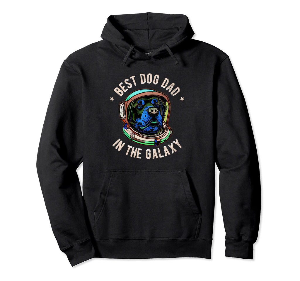 Best Rottweiler Dog Dad Galaxy Hoodie - Unique Graphic Unisex - T-Shirt, Sweatshirt, Hoodie