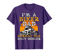 Biker Dad Funny Motorcycle T-Shirt - Casual Everyday Wear Men Women - T-Shirt, Sweatshirt, Hoodie