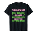 Badass Savannah Name Unique Nickname T-Shirt - Custom Art Print Unisex - T-Shirt, Sweatshirt, Hoodie