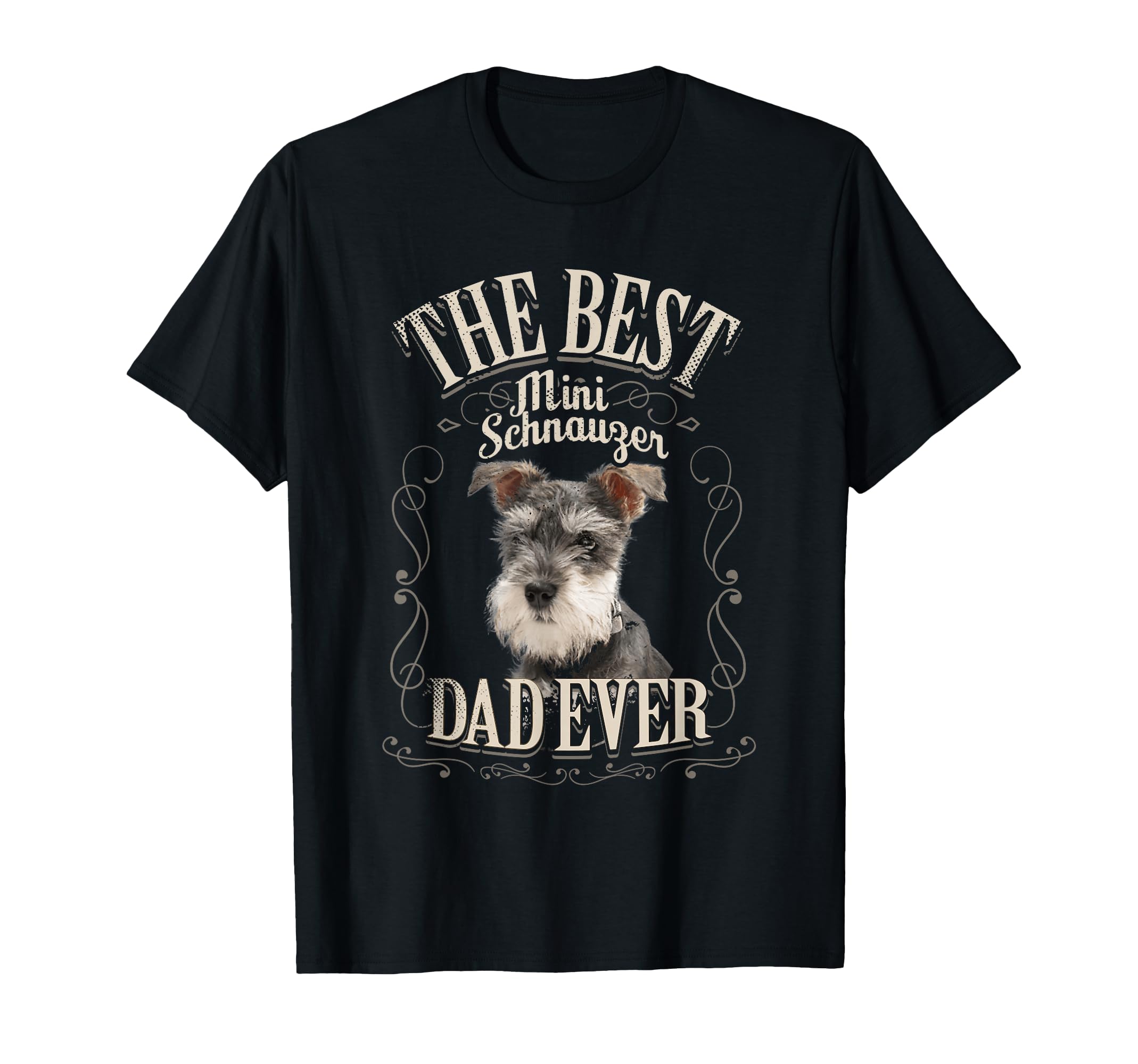 Best Mini Schnauzer Papa Aller T-Shirt - Novelty Apparel Men Women - T-Shirt, Sweatshirt, Hoodie