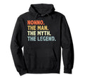 Nonno Myth Legend Fathers Day Gift Hoodie - Aesthetic Graphic Men Women - T-Shirt, Sweatshirt, Hoodie