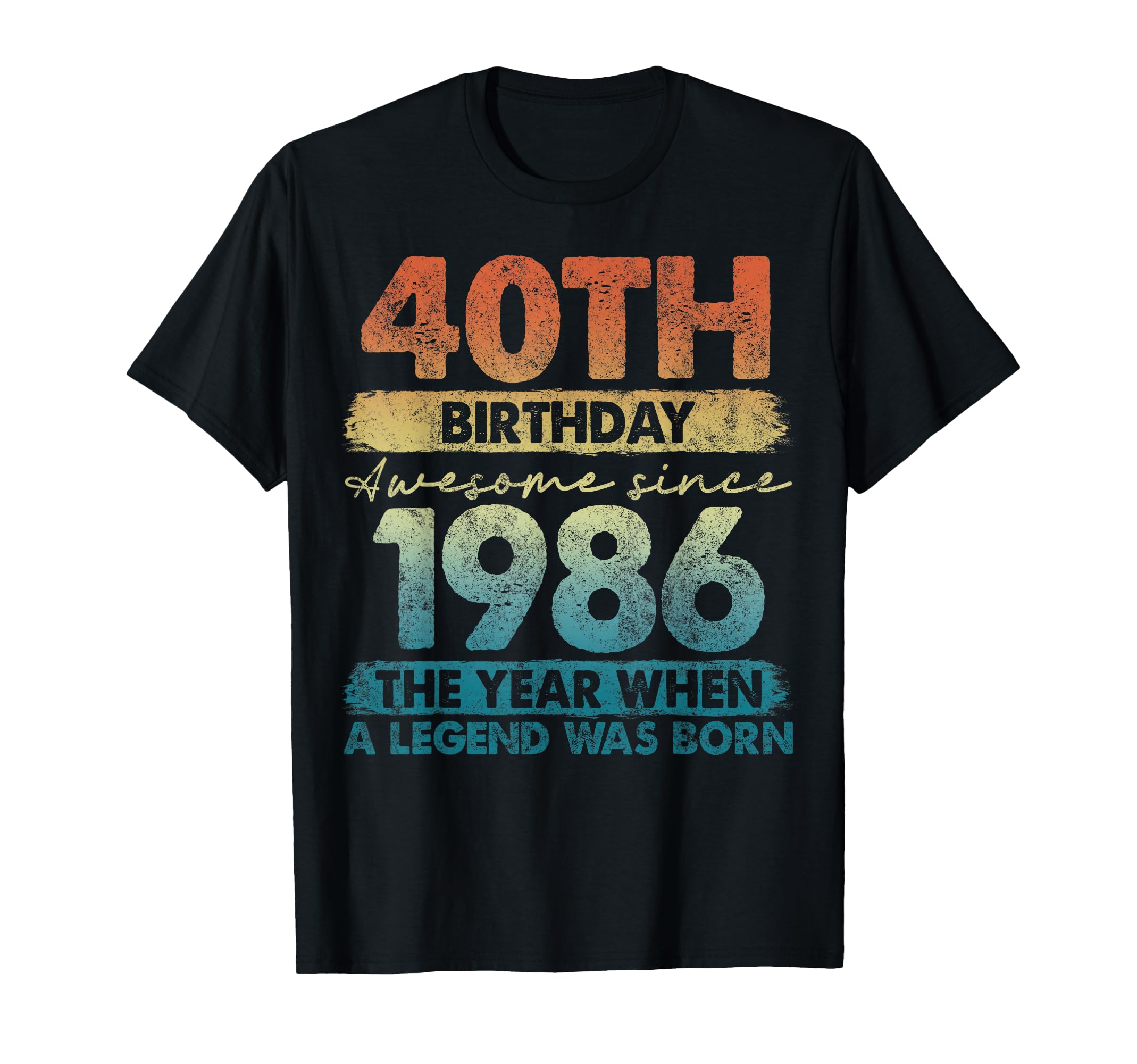 40 Year Old Gifts 1986 40Th Birthday T-Shirt - Streetwear Style for Adults - T-Shirt, Sweatshirt, Hoodie
