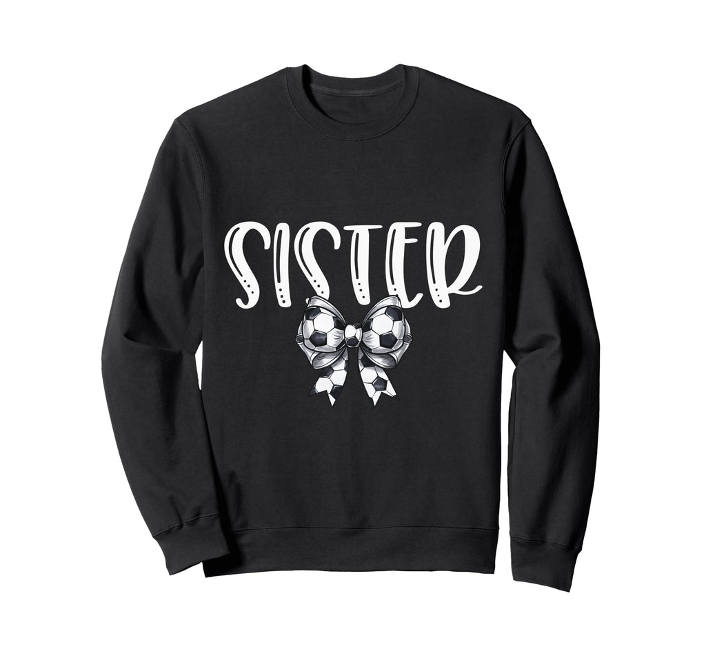 Coquette Soccer Sister Spirit Sweatshirt - Custom Art Print Unisex - T-Shirt, Sweatshirt, Hoodie
