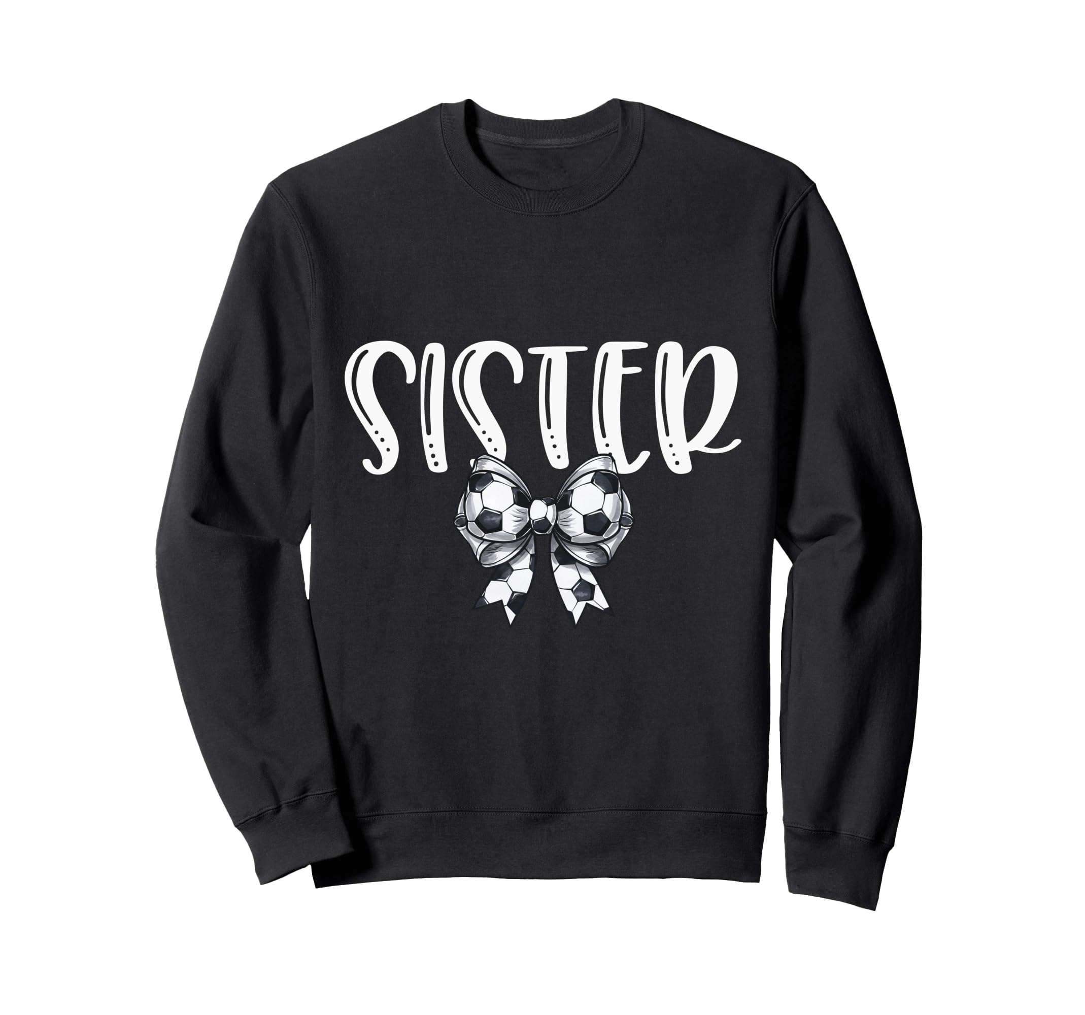 Coquette Soccer Sister Spirit Sweatshirt - Custom Art Print Unisex - T-Shirt, Sweatshirt, Hoodie