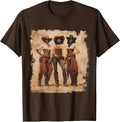 Vintage Black African American Cowgirl Western - Adult & Kids T-Shirts, Sweatshirts & Hoodies apparel design preview 1